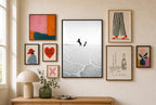 Horse on the Salt Flats, gallery wall