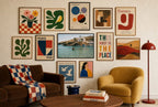 Aegean Whitewash, gallery wall
