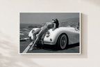Roadster, Coastline, framed, white