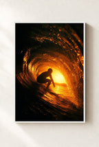 Inside the Gold, framed, white