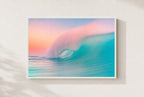 Cotton Candy Barrel, framed, white