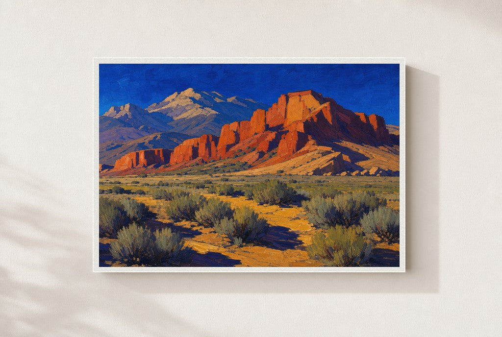 Far Range, framed close-up, white
