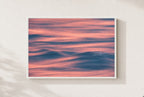Pink Tide, framed, white