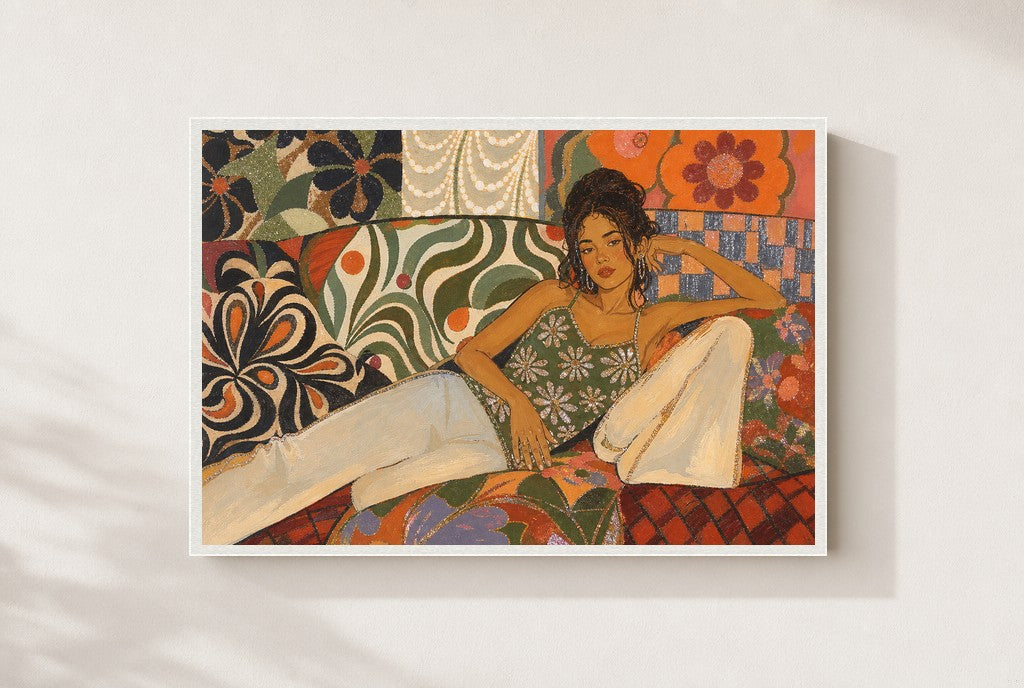 All the Patterns at Once, framed close-up, white