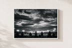 Brim of the Night, framed, white
