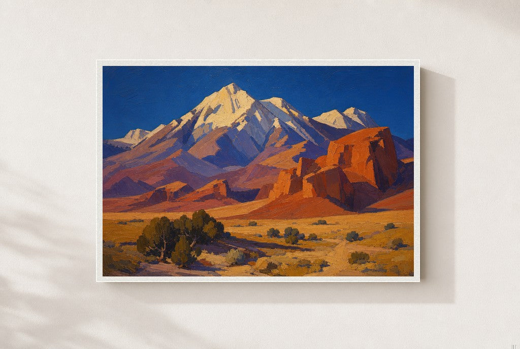 Cold Peaks, Open Range, framed close-up, white