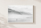 Fog Walker, framed, white