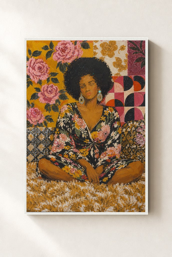 Paisley, and a Look, framed close-up, white