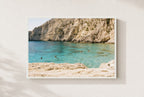 The Hidden Cove, framed, white