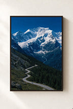 The Alpine Pass, framed, walnut