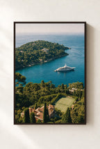 Coast and Tennis Court, framed, walnut