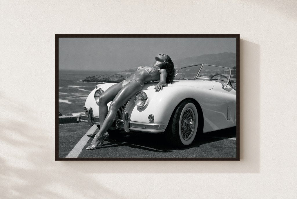 Roadster, Coastline, framed, walnut