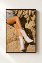 Boots and Sunburn, framed, walnut