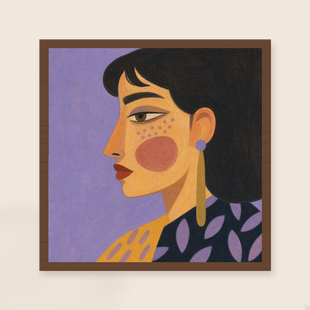 The Good Side, framed close-up, walnut