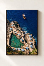 Cliffside Reservation, framed, walnut