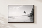The Leaning Palm, framed, walnut