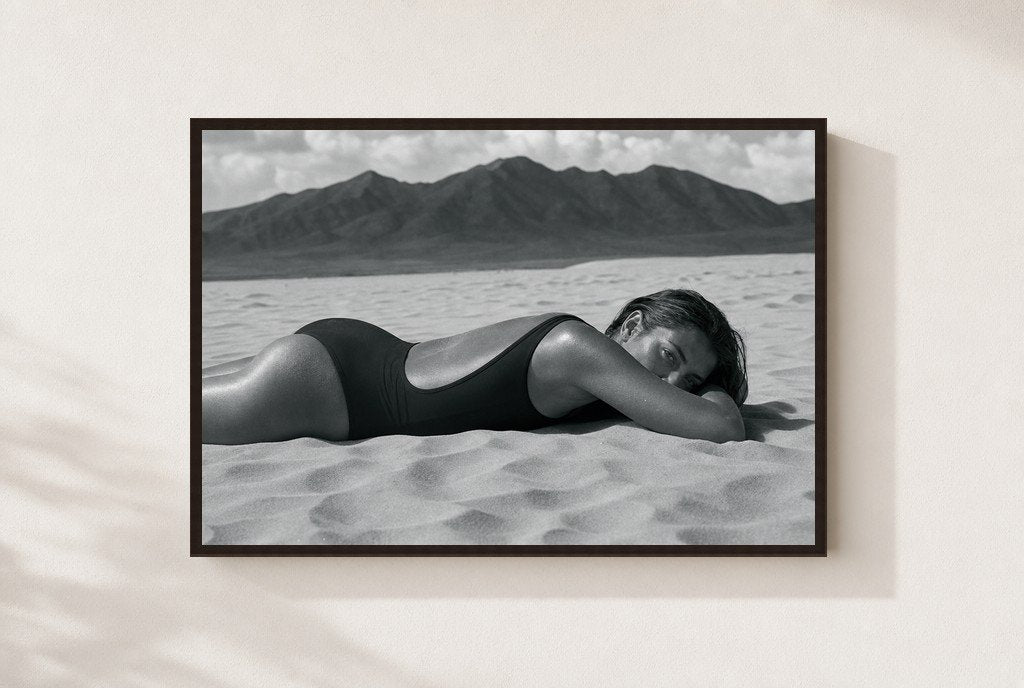 Low on the Salt, framed, walnut