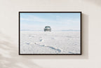 Salt Flat Solitaire, framed, walnut