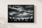 Brim of the Night, framed, walnut